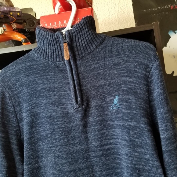 Kangol 1/4 Zip Sweater - Picture 2 of 5